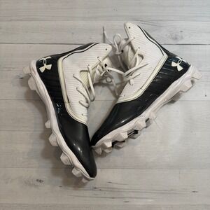 Under Armour Highlight Men's Black and White Football Cleats 3021197-003 size 11